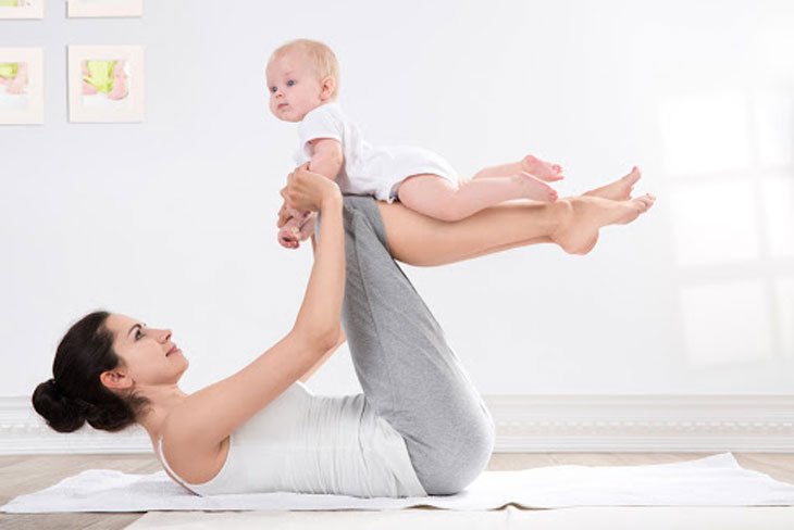 phụ nữ giảm cân sau sinh